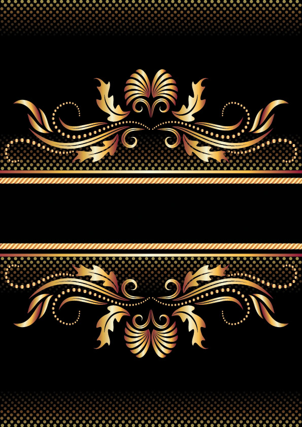 Gold pattern (23899) Free EPS Download / 4 Vector